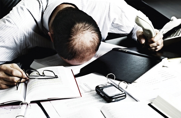 Quá căng thẳng trong công việc dễ bị tai biến